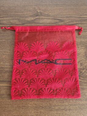 MAC Sheer Red Christmas Gift Bag